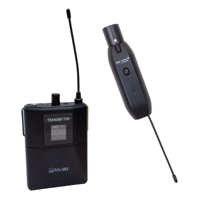 MAGICVOICE MV-19600 UHF KABLOSUZ YAKA MİKROFONU (RECEVER XLR'LI)