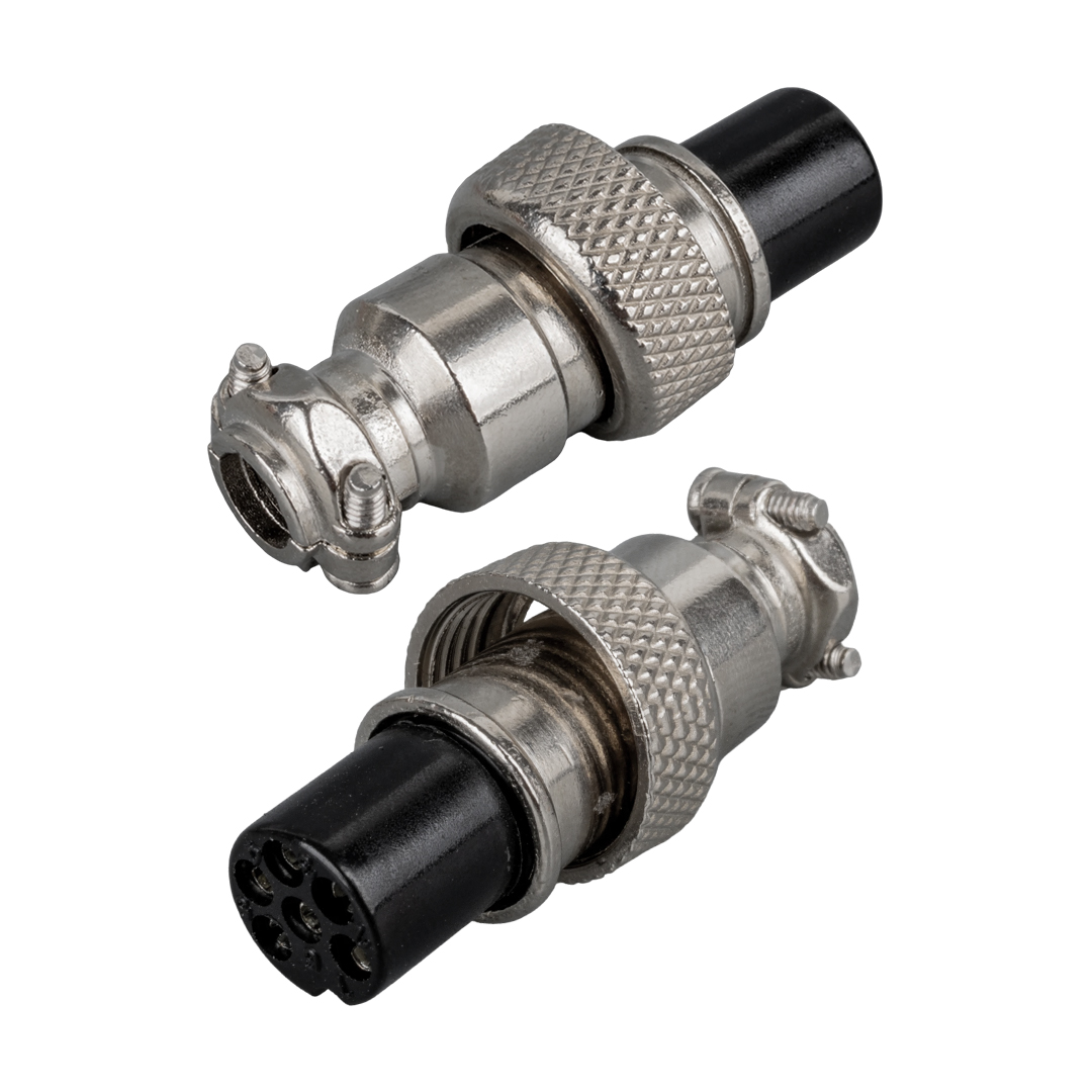 MAGICVOICE MV-25683 6 PİNLİ DİŞİ MİNİ MAYK FİŞ (M12 - 12MM)