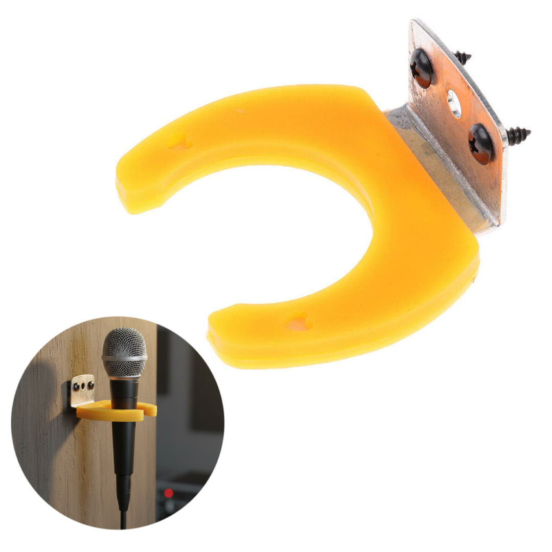 MAGİCVOİCE MV-I DUVAR TİPİ MİKROFON ASKI APARATI SARI RENKLİ ESNEK TUTUCU VE MONTAJ VİDA SETİ