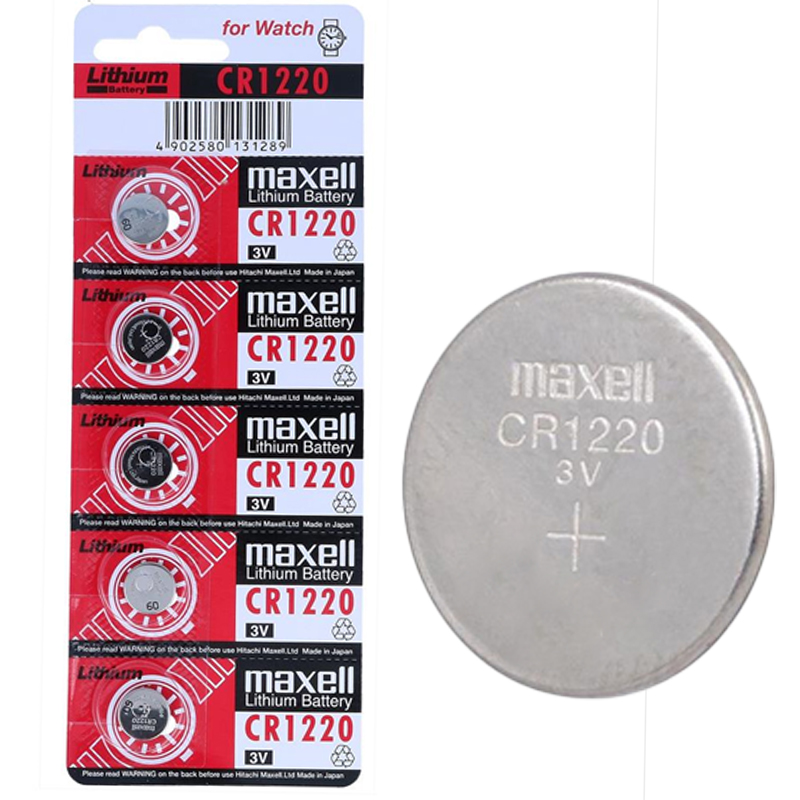 MAXELL CR1220 3 VOLT LİTYUM PARA PİL (5'Lİ PAKET)