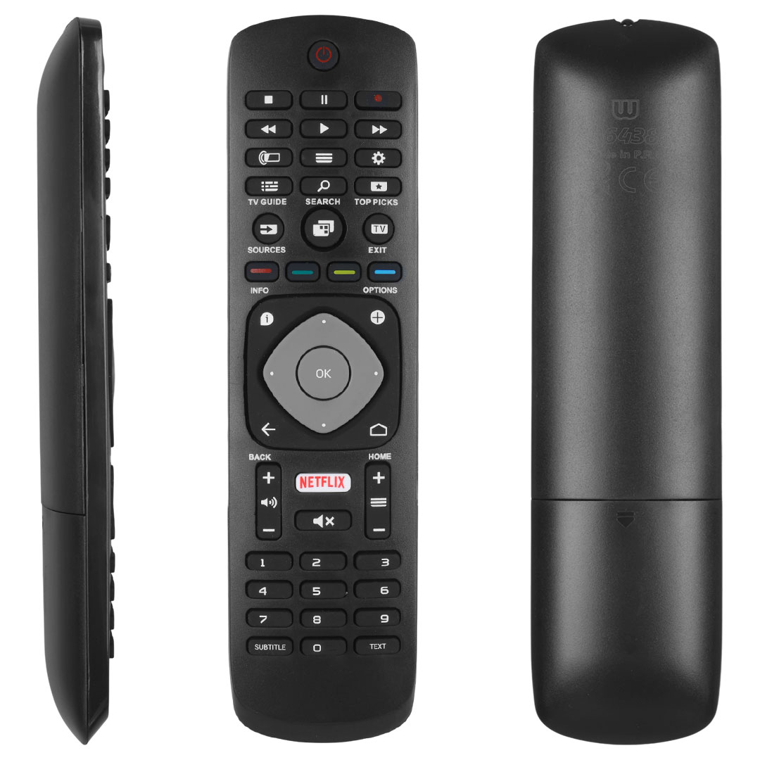 WEKO KL PHILIPS RM-L1285 - 2422549001911 - 43PUS6262/12 - 50PFL3807H/12 NETFLIX TUŞLU LCD TV KUMANDA