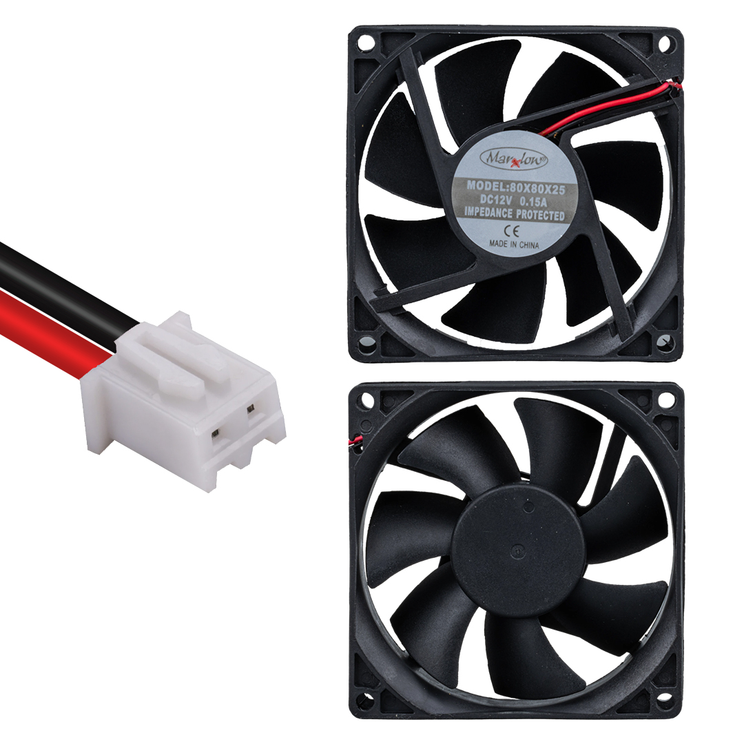 POWERMASTER IC-216 FIRÇASIZ DC FAN 80X80X25MM 12 VOLT 2 PİN (MARXLOW)