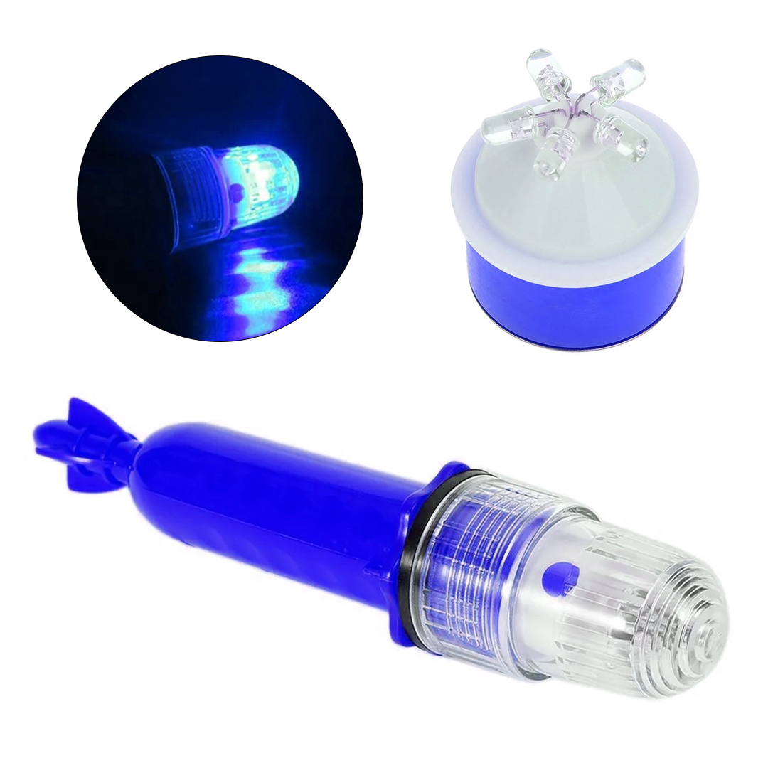 POWERMASTER PM-19633 MAVİ LED SU GEÇİRMEZ BALIK AĞI SİNYAL LAMBASI PİLLİ ÇALIŞIR IŞIKLI ŞAMANDIRA (2XD PİLLE ÇALIŞIR)