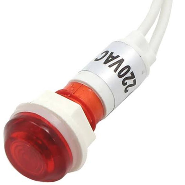 XD10-6W KABLOLU 10 MM PLASTİK SİNYAL LAMBASI (IC-227)