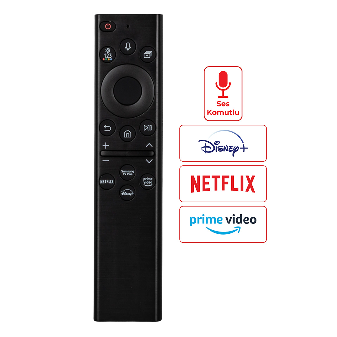 WEKO KL SAMSUNG RM-G2300 V2 NETFLIX-PRIME-SAMSUNG TV PLUS-DISNEY+ TUŞLU SES KOMUTLU LCD TV KUMANDA