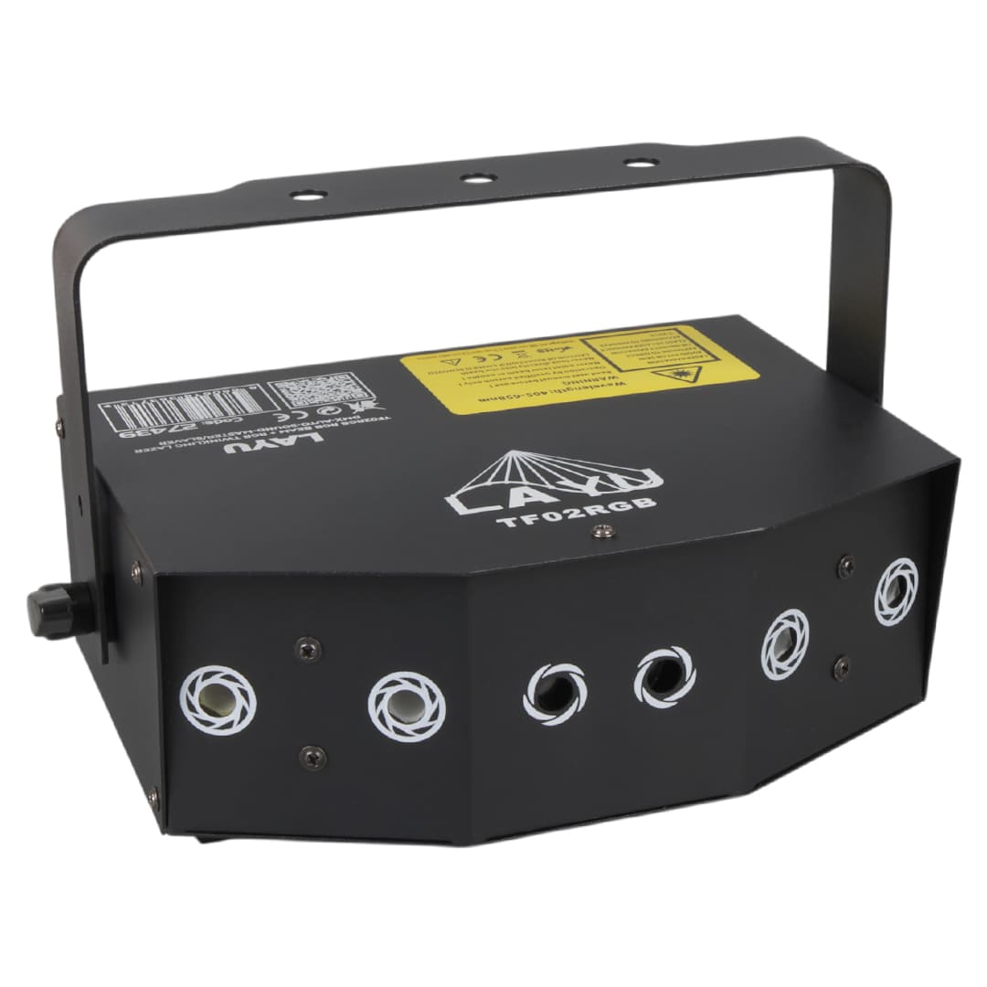 LAYU TF02RGB RGB BEAM + RGB TWINKLING LAZER DMX-AUTO-SOUND-MASTER/SLAVER