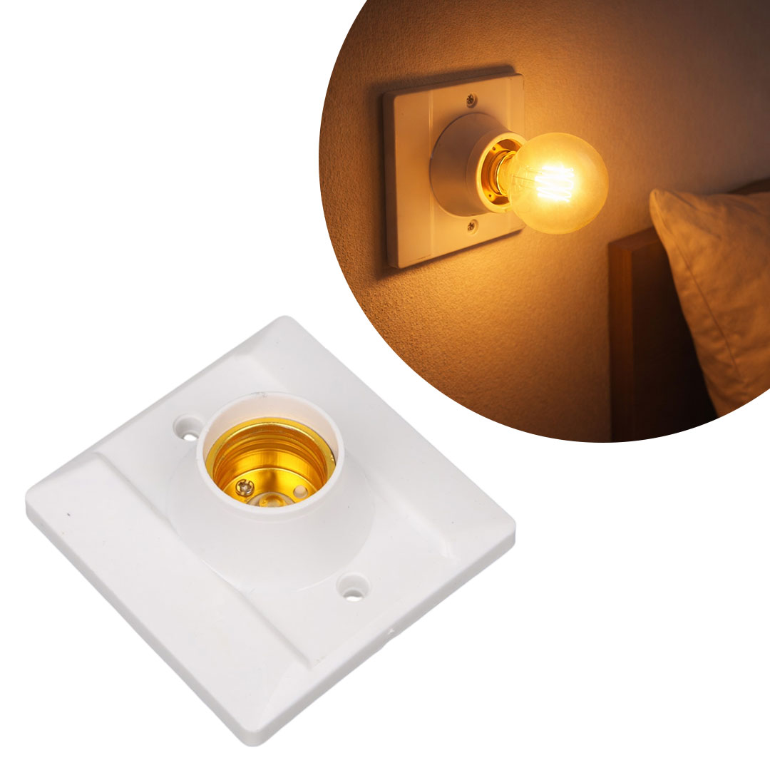 LEDX E27 LAMBA AMPUL TUTUCU TABAN