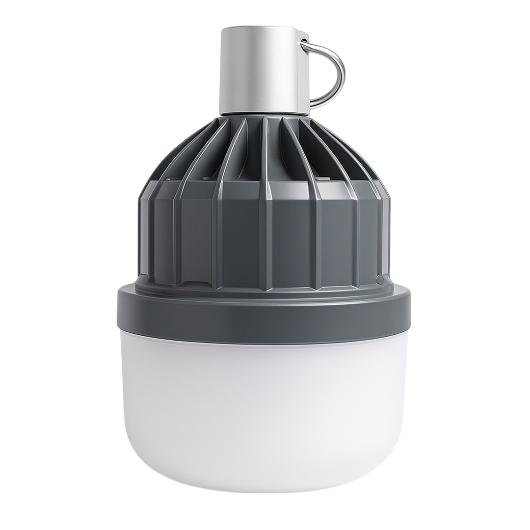 LEDX LN-616 80 WATT TYPE-C ŞARJLI TAŞINABİLİR ASMA KANCALI KAMP ÇADIR LAMBASI 6500K 1200MAH 3 MODLU ABS MALZEME