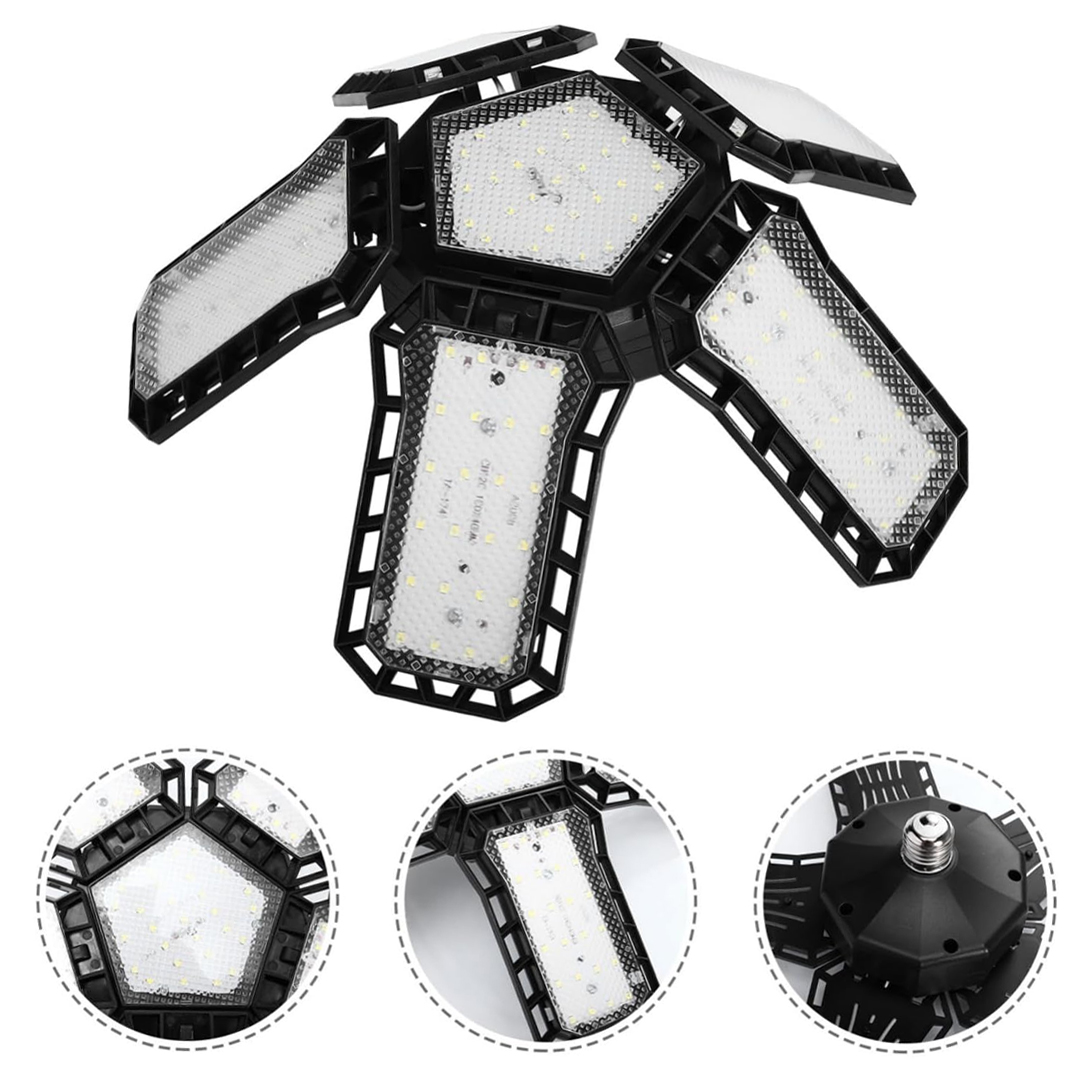 LEDX AL-PRV5 AYARLANABİLİR AÇILI 5 KANATLI 148 SMD LEDLİ GALAXY PROJEKTÖR IŞIĞI 60W 6600 LUMEN E27 32CM ÇAP