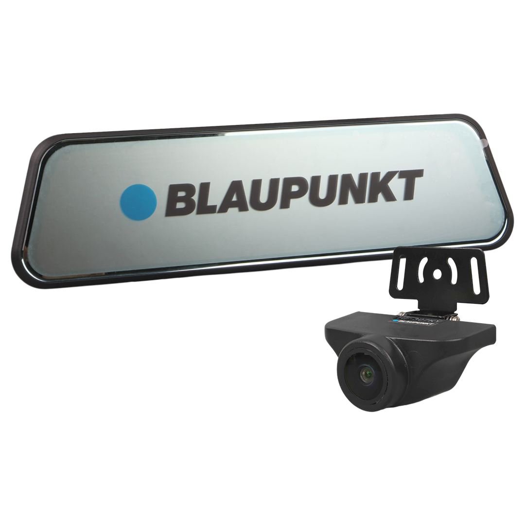 BLAUPUNKT DVR2M03 SD KART+WIFI DESTEKLİ 9.66'' DİKİZ AYNA KAMERASI + MİNİ ARKA ÇİFT DVR ARAÇ KAMERA