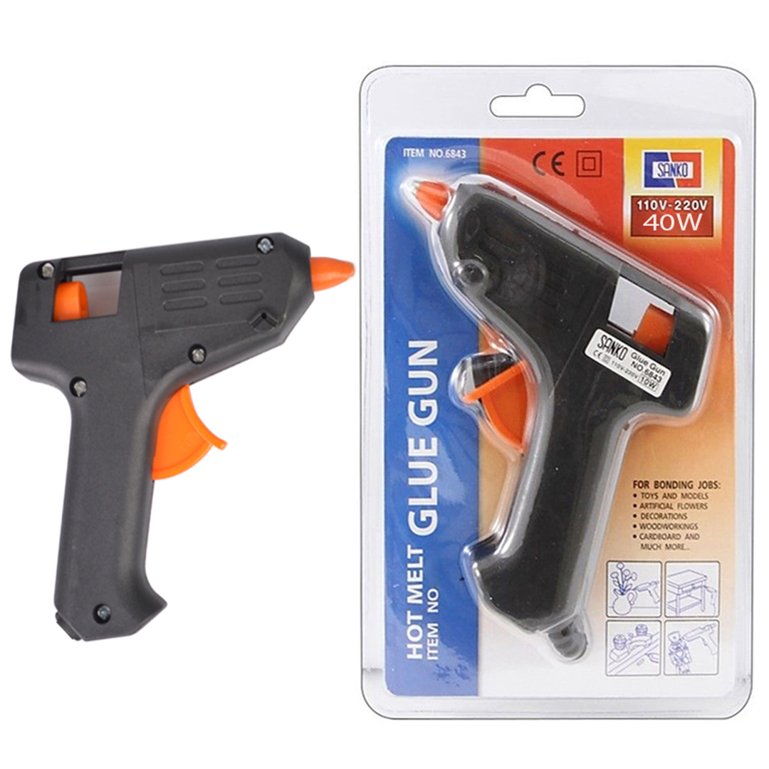 SANKO 6844 SİYAH 40 WATT ANAHTARSIZ SICAK SİLİKON TABANCASI