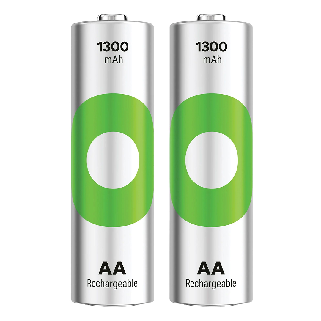 GP RECYKO 1300 MAH Nİ-MH 1.2 VOLT AA KALEM ŞARJLI PİL 2'Lİ PAKET GP130AAHCE-2EB2 (GPRHC132E000)