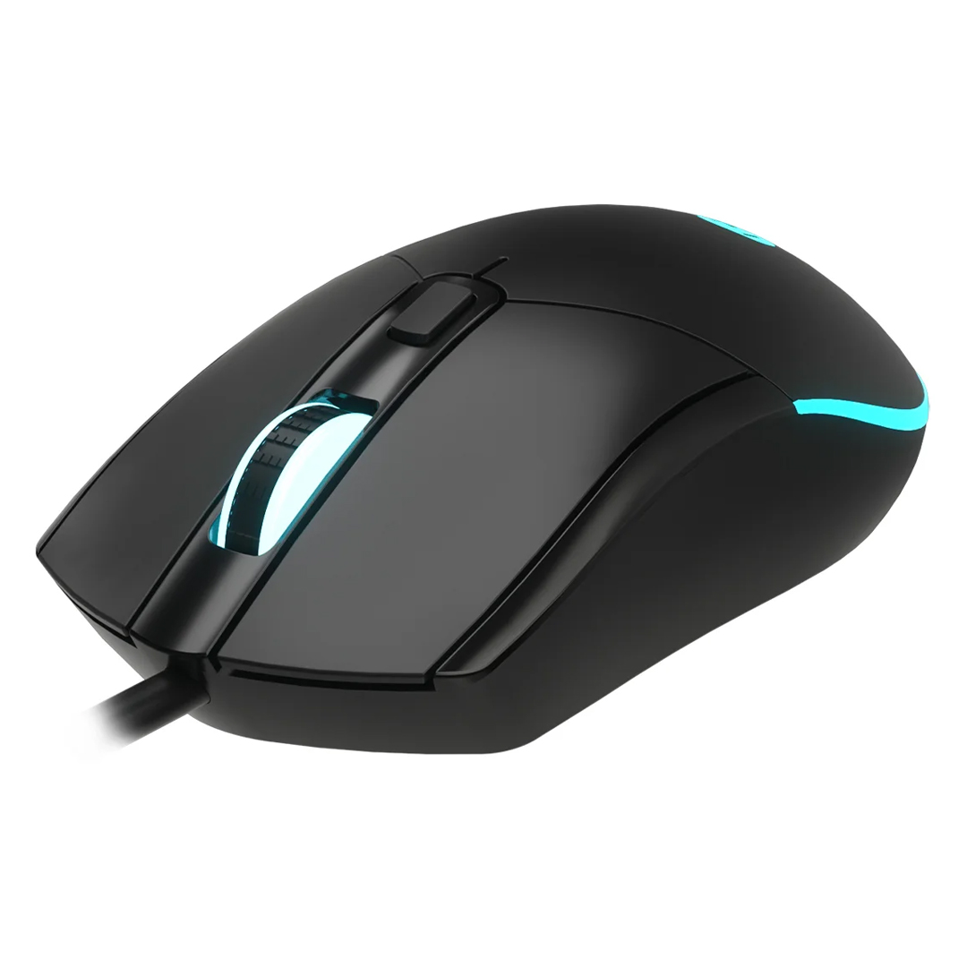 LENOVO LECOO MS120 2400 DPI RGB AYDINLATMALI KABLOLU GAMİNG MOUSE