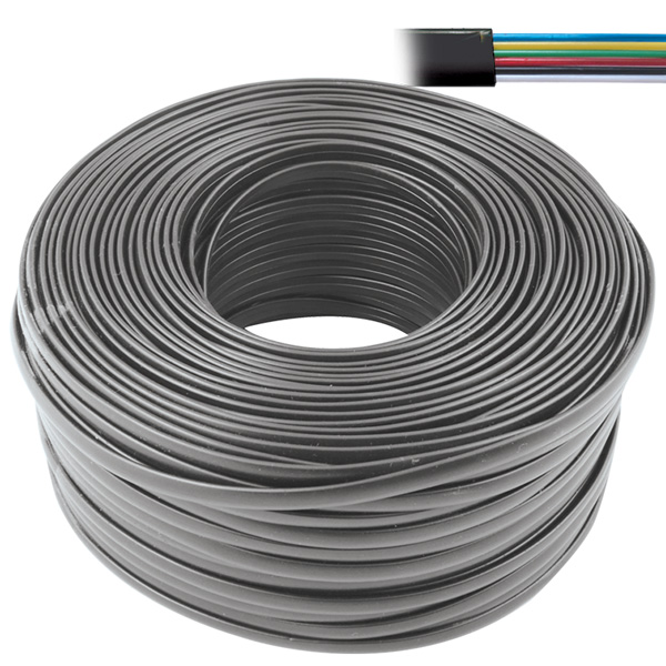 TELEFON KABLOSU 6'LI FLAT KÖKEN 100 METRE ARTAR