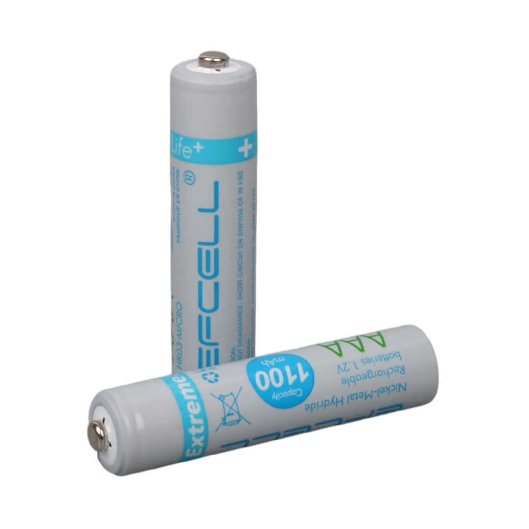EFCELL EXTREME LİFE+ 1.2 VOLT 1100MAH AAA İNCE ŞARJLI PİL 2'Lİ PAKET
