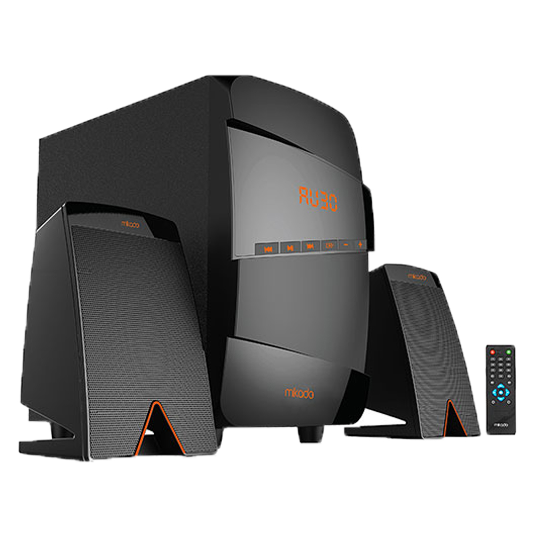 MIKADO MD-671BT 2+1 40 WATT RMS SİYAH BT+USB+SD+FM DESTEKLİ 2+1 SPEAKER EV SİNEMA SİSTEMİ
