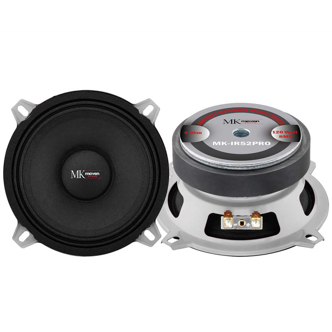 MK MAVEN KLANG MK-IR52PRO IRON SERİSİ 5" 13CM 360 WATT MİDRANGE HOPARLÖR TAKIMI