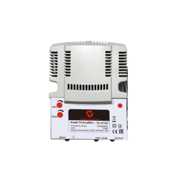 NOVACOM NC-KT350 47-862MHZ 35DB - 117 DB V KABLO TV AMPLIFIER HAT YÜKSELTİCİ