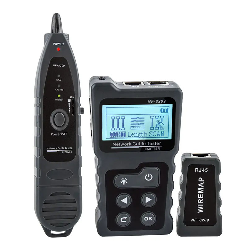 NOYAFA NF-8209 POE DESTEKLİ KABLO BULUCU VE ARIZA TESPİT CİHAZI