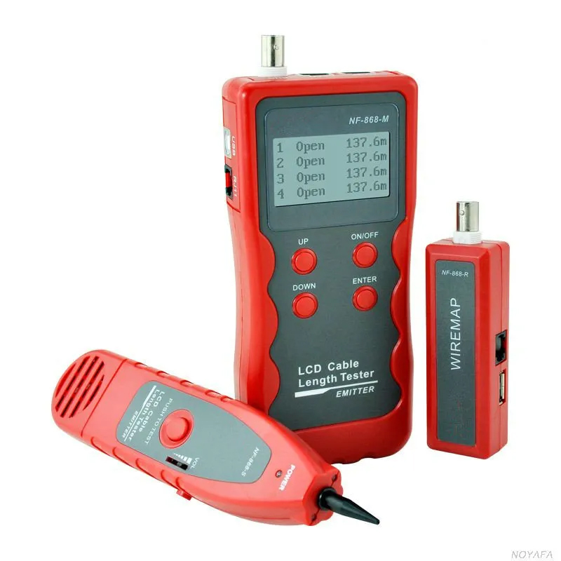 NOYAFA NF-868 KABLO UZUNLUK TEST CİHAZI