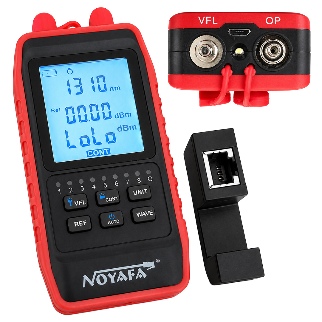 NOYAFA NF-908 DIGITAL ÇOK FONKSİYONLU MINI FİBER OPTİK ÖLÇER