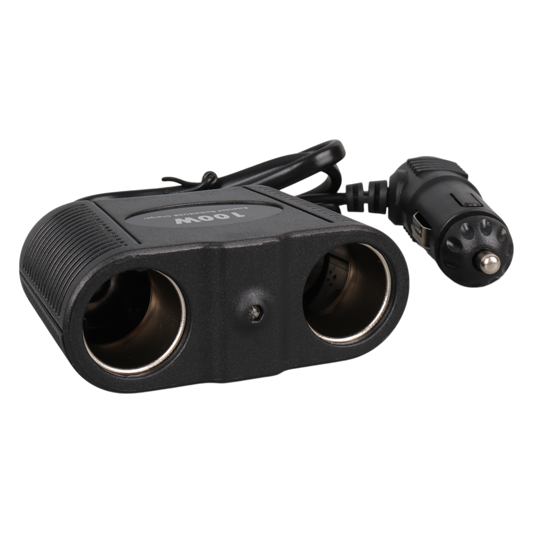 OLESSON 1642 12-24V 100W 70CM KABLOLU 2'Lİ ARAÇ ÇAKMAK ÇOKLAYICI