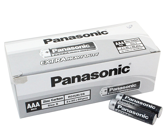 PANASONIC MANGANEZ AAA İNCE KALEM PİL (60'LI PAKET)
