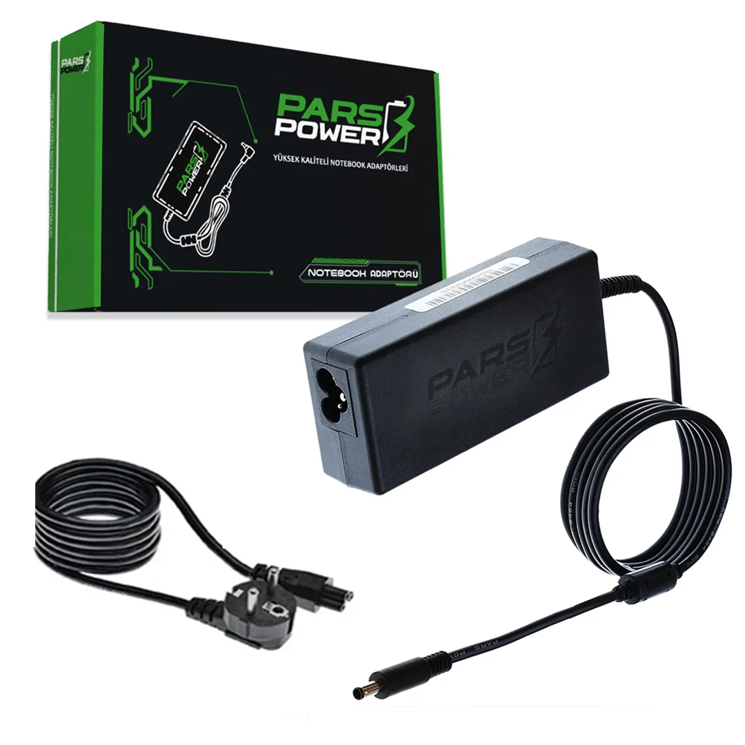 PARSPOWER PRS-021 PLASTİK KASA 18.5V 3.5A 65W (7.4*5.0MM) HP STANDART NOTEBOOK ADAPTÖR