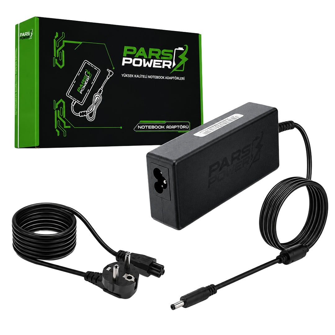 PARSPOWER PRS-038 PLASTİK KASA 15V 6A 90W (6.3*3.0MM) STANDART NOTEBOOK ADAPTÖR