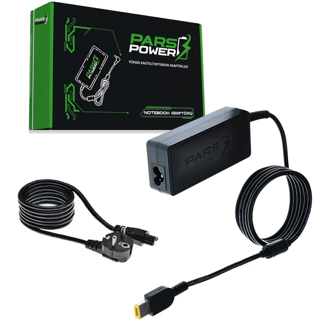 PARSPOWER PRS-046 PLASTİK KASA 20V 3.25A 65W (7.9*5.5MM) LENOVO STANDART NOTEBOOK ADAPTÖR