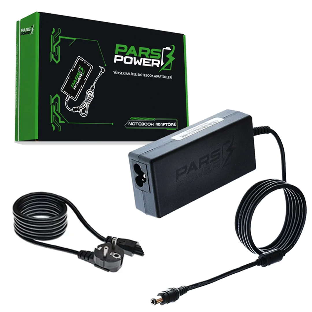 PARSPOWER PRS-061 PLASTİK KASA 19V 4.74A 90W (5.5*3.0MM) SAMSUNG STANDART NOTEBOOK ADAPTÖR