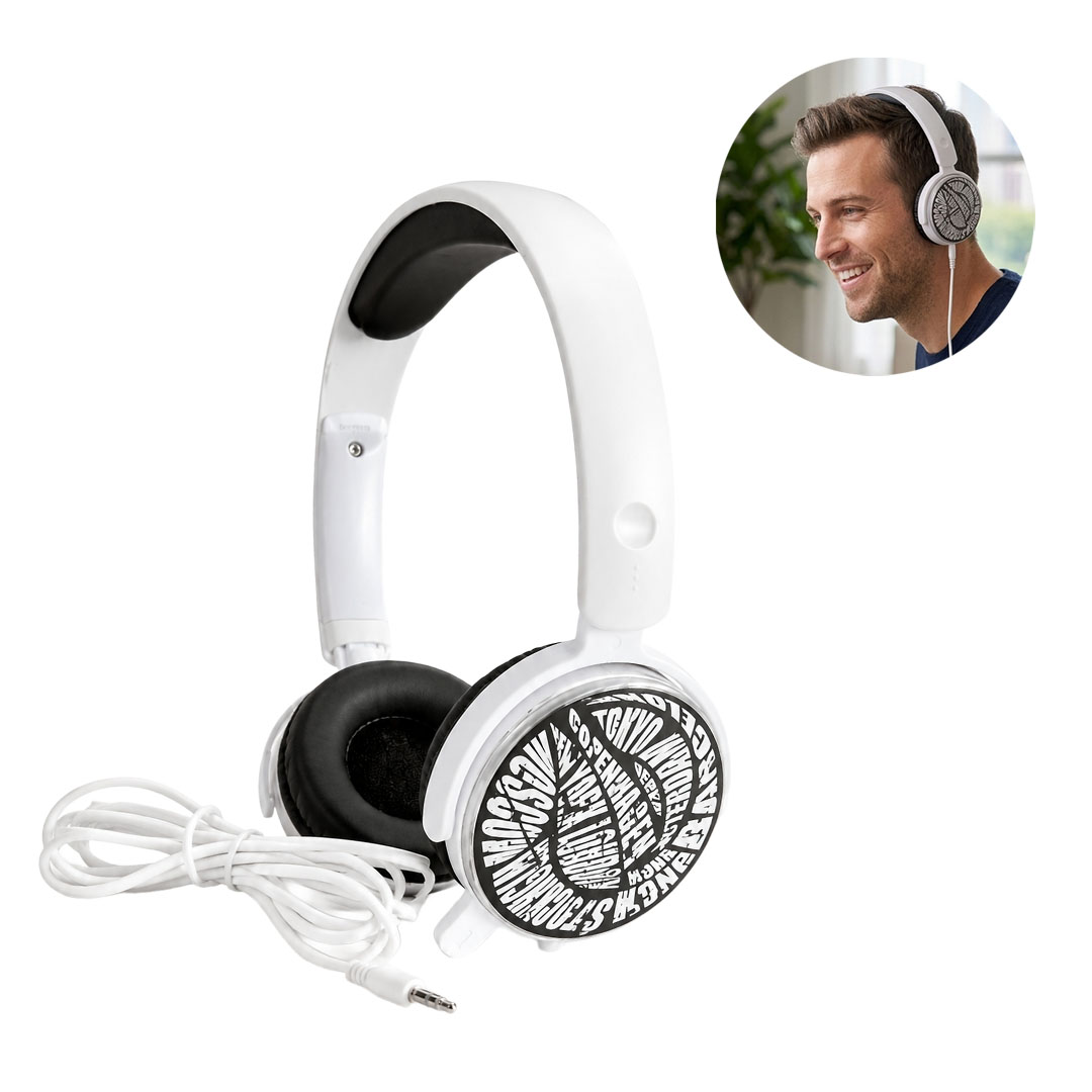 PHILIPS SHM7110U/97 MİKROFONLU KABLOLU KULAK ÜSTÜ BEYAZ KULAKLIK