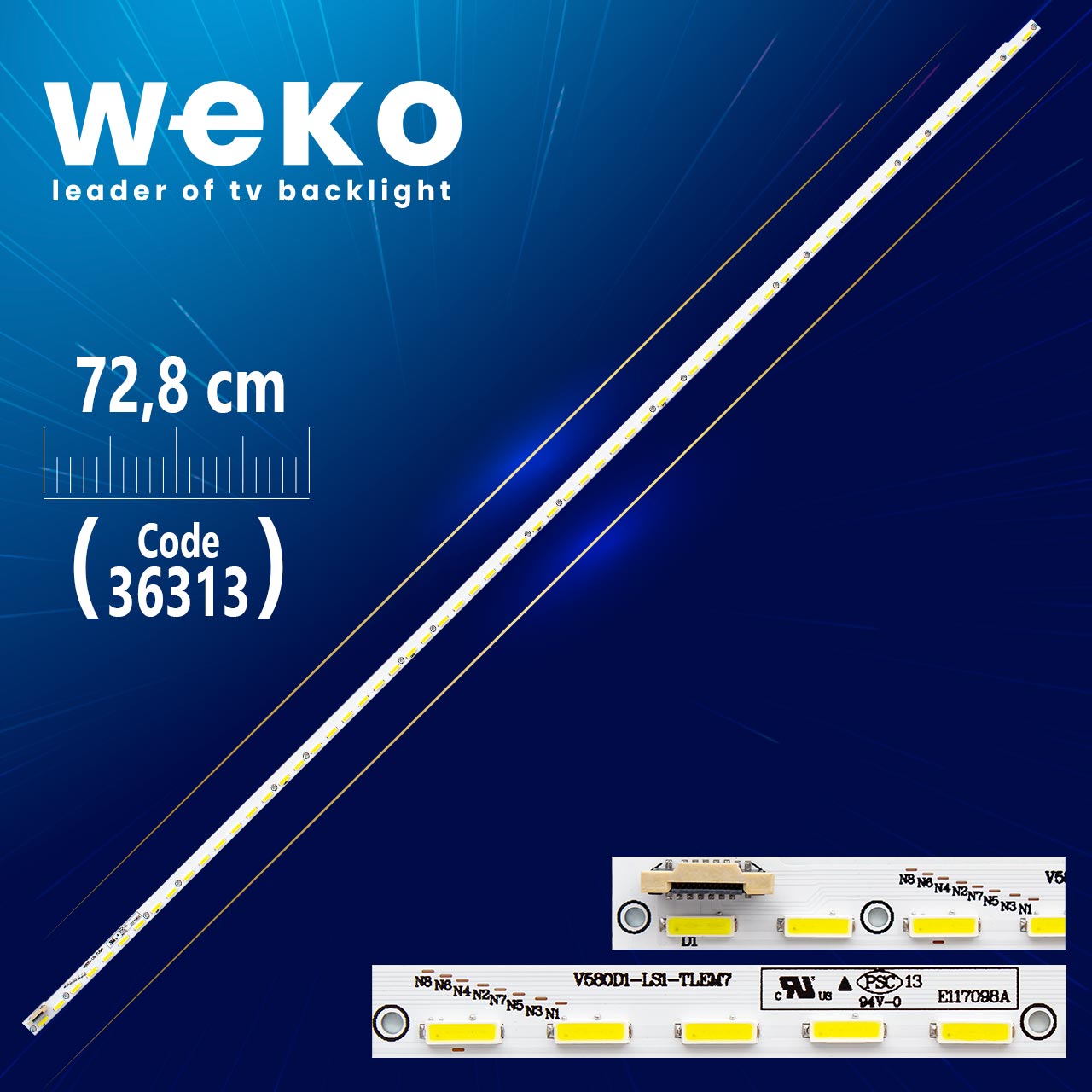 PHILIPS V580D1-LS1-TLEM7 64 LEDLİ 72.8 CM TV LED BAR
