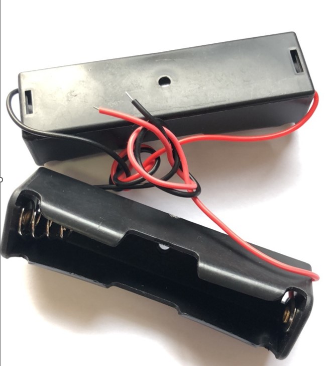 POWERMASTER 18650 BAŞLIKLI PİL İÇİN KABLOLU TEKLİ PİL YUVASI (BH-18650)