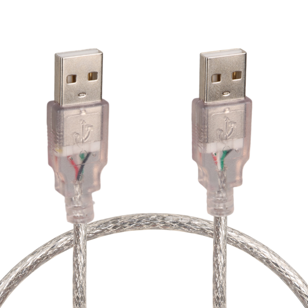 POWERMASTER 50 CM 2.0V ŞEFFAF USB ERKEK-ERKEK KABLO