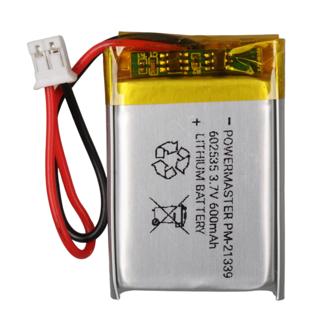 POWERMASTER 602535 3.7 VOLT 600 MAH LİTYUM POLİMER PİL (21339=6510)
