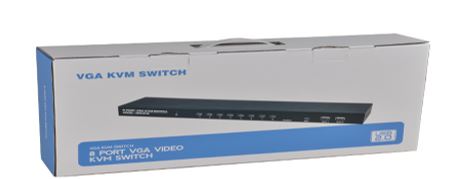 POWERMASTER 810UK-M  8 PORT VGA VIDEO KVM SWITCH