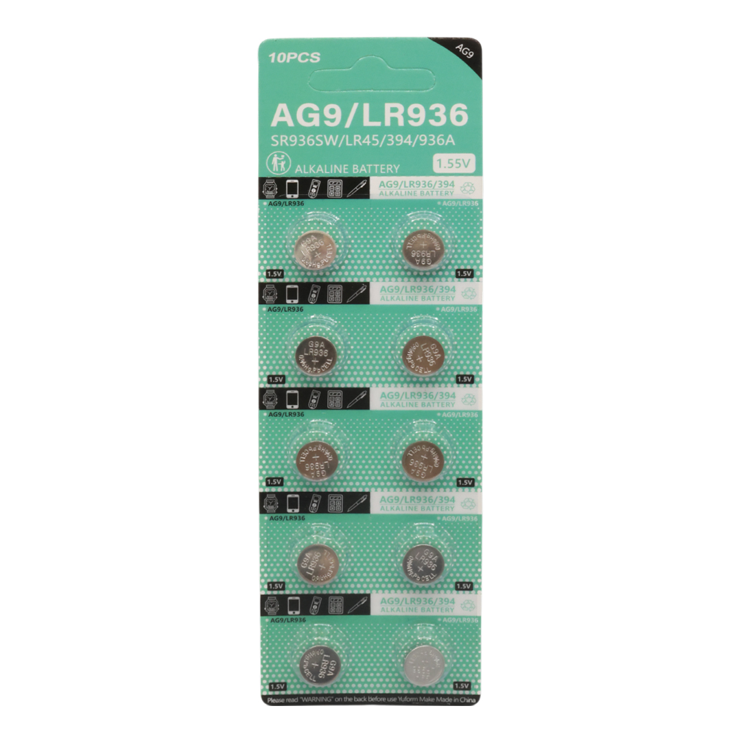 POWERMASTER AG9 LR936 1.55V ALKALİN DÜĞME PİL (10'LU PAKET)