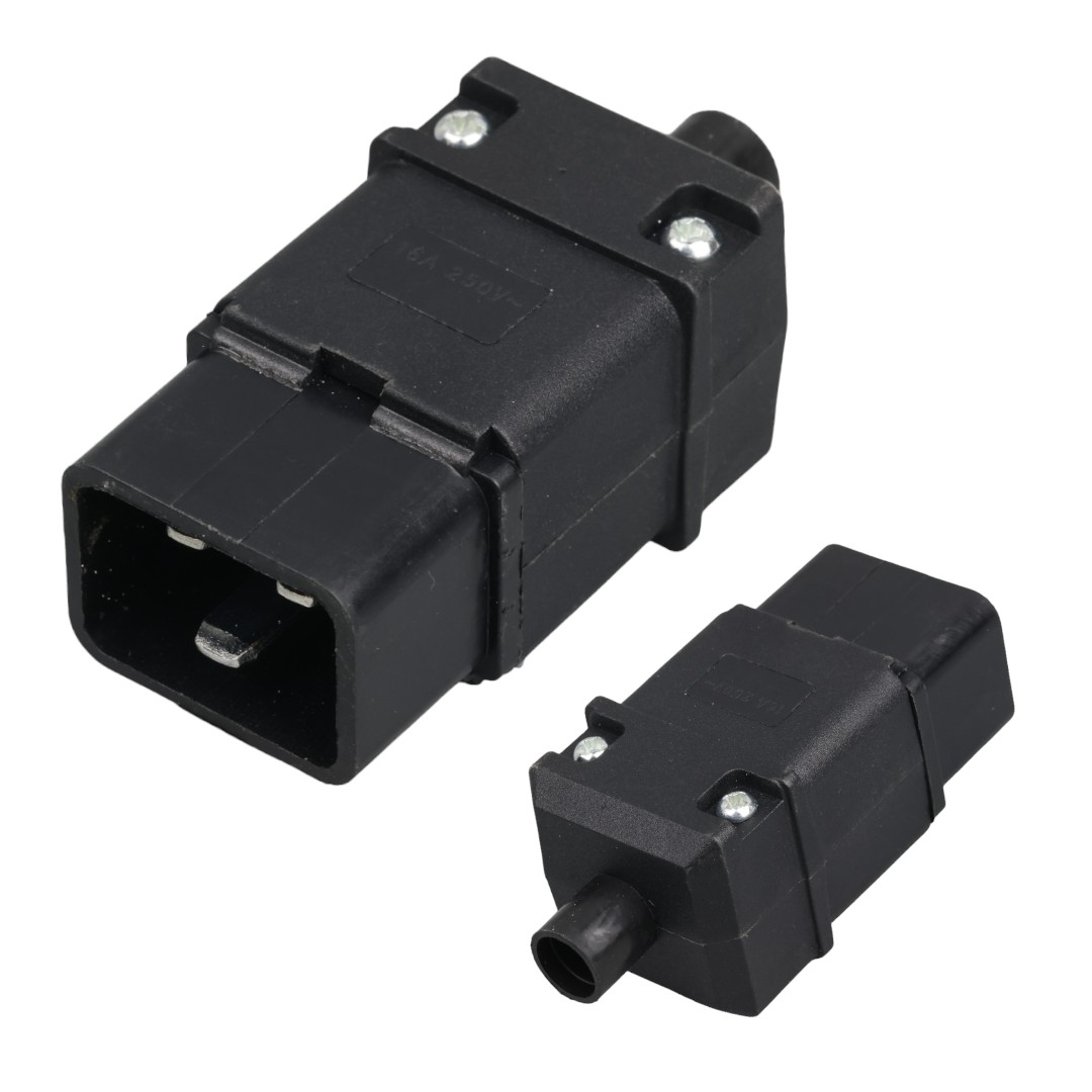 POWERMASTER IC-215B1 IEC C20 16A 250V SÖKÜLEBİLİR ERKEK POWER GÜÇ FİŞİ