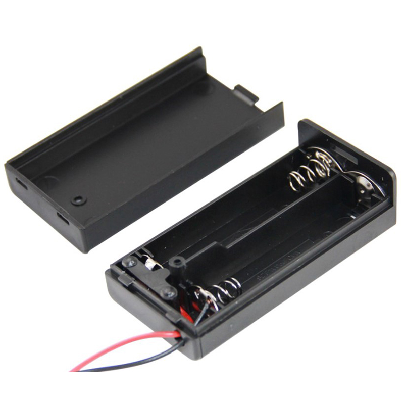 POWERMASTER IC-233C KAPAKLI SWİTCH'Lİ 2'Lİ AA PİL YUVASI