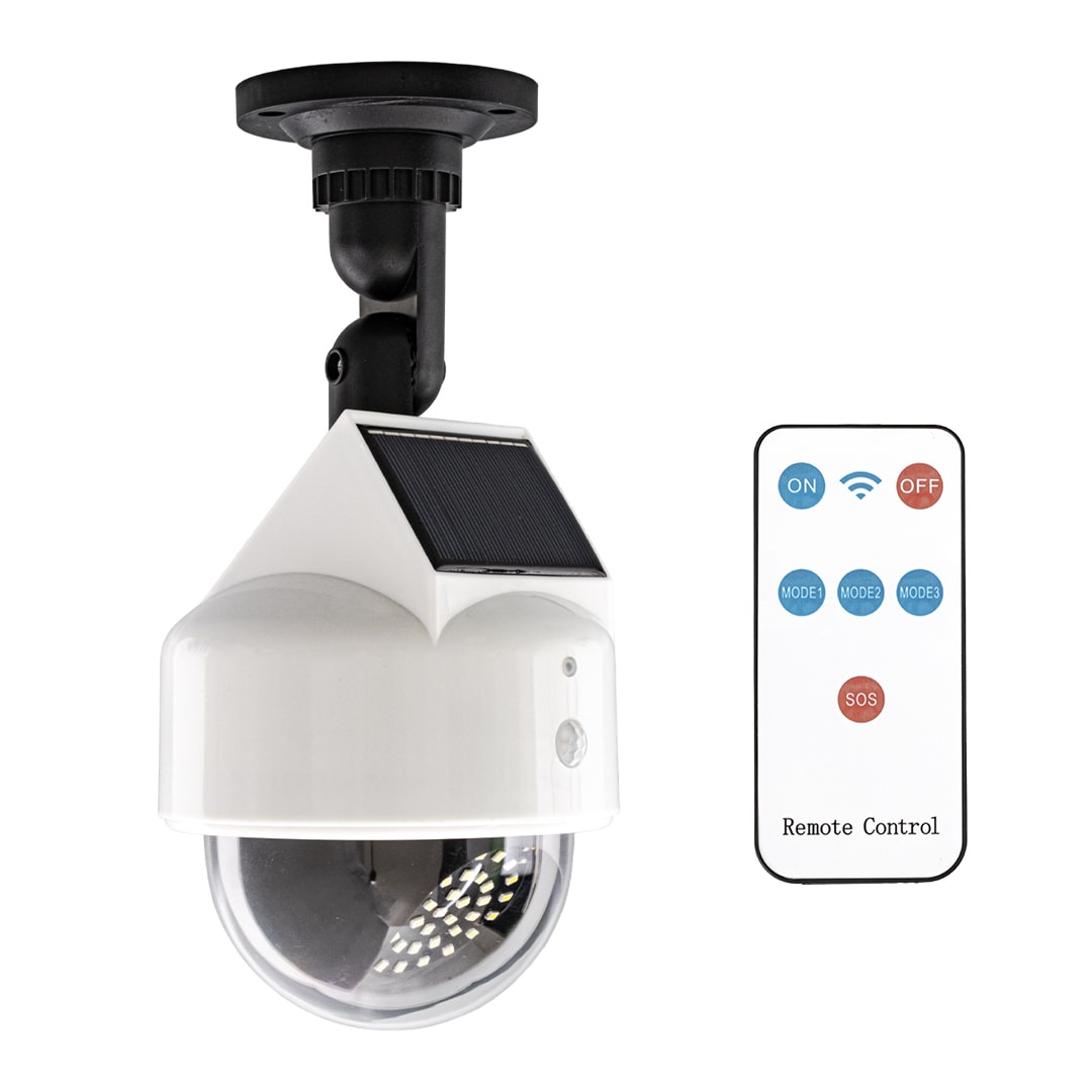 POWERMASTER JX-5116 KAMERA GÖRÜNÜMLÜ HAREKET SENSÖRLÜ SOLAR İNDİKSİYON LAMBASI