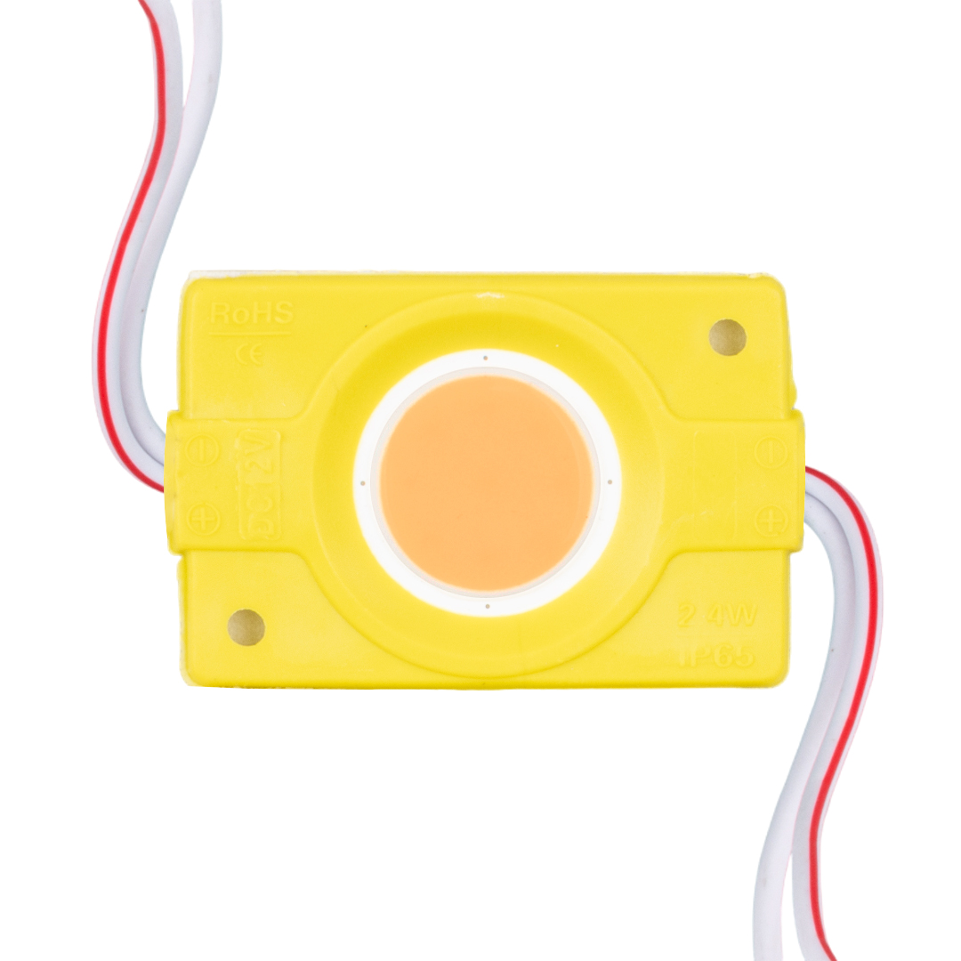 POWERMASTER MODÜL LED 12V 2.4W SARI COB 40X22 MM