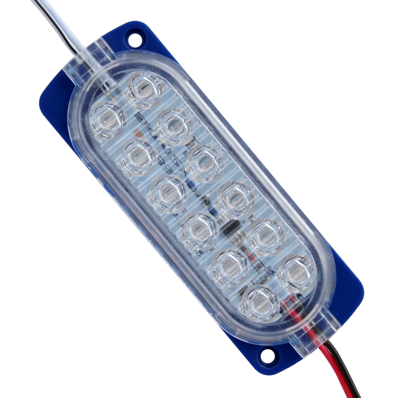 POWERMASTER MODÜL LED 12VOLT / 24VOLT  1.2W PARLAK YANIP SÖNEN MAVİ 2835