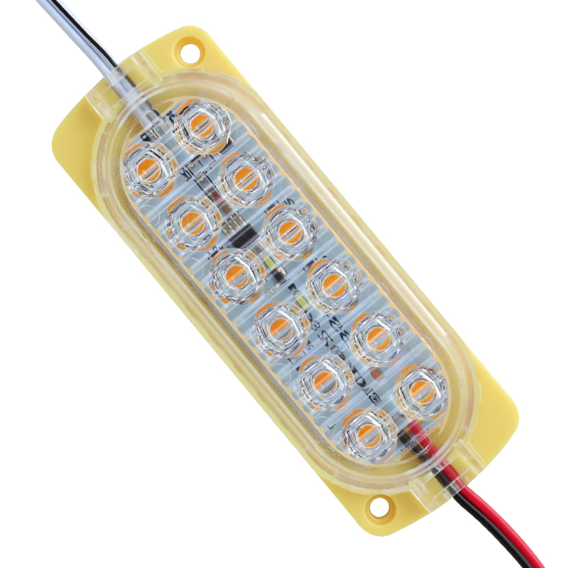 POWERMASTER MODÜL LED 12VOLT / 24VOLT  1.2W PARLAK YANIP SÖNEN SARI 2835