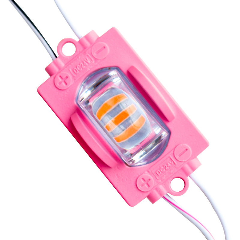 POWERMASTER MODÜL LED 12VOLT / 24VOLT  1.4W PEMBE 48X30 MM 2835