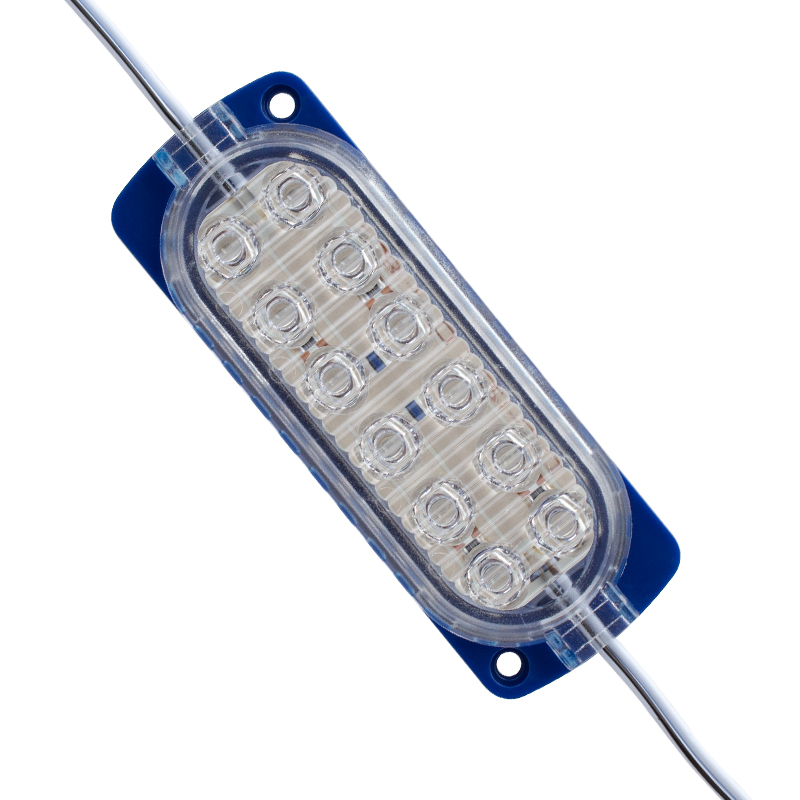 POWERMASTER MODÜL LED 12VOLT / 24VOLT 2.4W TEK MAVİ BEYAZ 2835