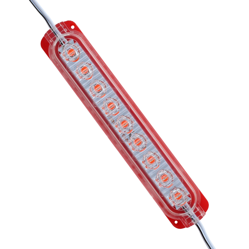 POWERMASTER MODÜL LED 12VOLT / 24VOLT 2.4W TEK RENK KIRMIZI 14X32.5 MM 2835