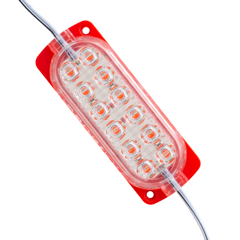 POWERMASTER MODÜL LED 12VOLT / 24VOLT 2.4W TEK RENK KIRMIZI 2835