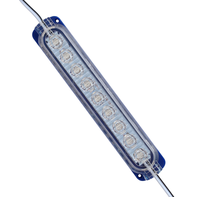 POWERMASTER MODÜL LED 12VOLT / 24VOLT 2.4W TEK RENK MAVİ 14X32.5 MM 2835