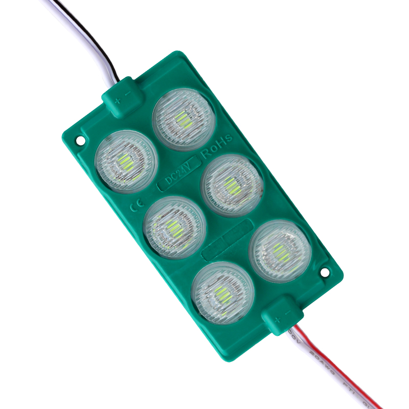 POWERMASTER MODÜL LED 12VOLT / 24VOLT 3W YEŞİL 75X40 MM 3030